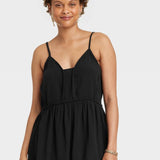 Knox Rose Women's XS Black Geometric Flowy Tank Top