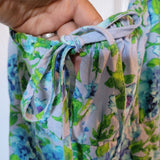 Wild Fable Women's XS Blue Floral Linen Slip Dress