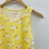 Cat & Jack Girls Relaxed Fit Yellow Tank Top XL