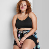 Black Seamless Tiny Tank Top for Women by Wild Fable - Size XXL
