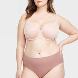 Auden Women's Seamless Hipster Underwear Purple Size XXL