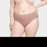 Auden Women's Seamless Hipster Underwear Purple Size XXL