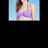 Wild Fable Women's XXS Purple Heart Bralette Bikini Top