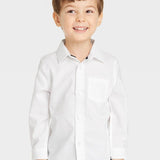White Oxford Shirt for Toddler Boys - Cat & Jack Long Sleeve Size 12M