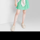 Wild Fable Women's Mint Green Floral Babydoll Dress - Sleeveless Size S