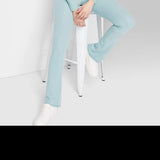 Wild Fable Slate Blue Ribbed Leggings for Women Size XXS