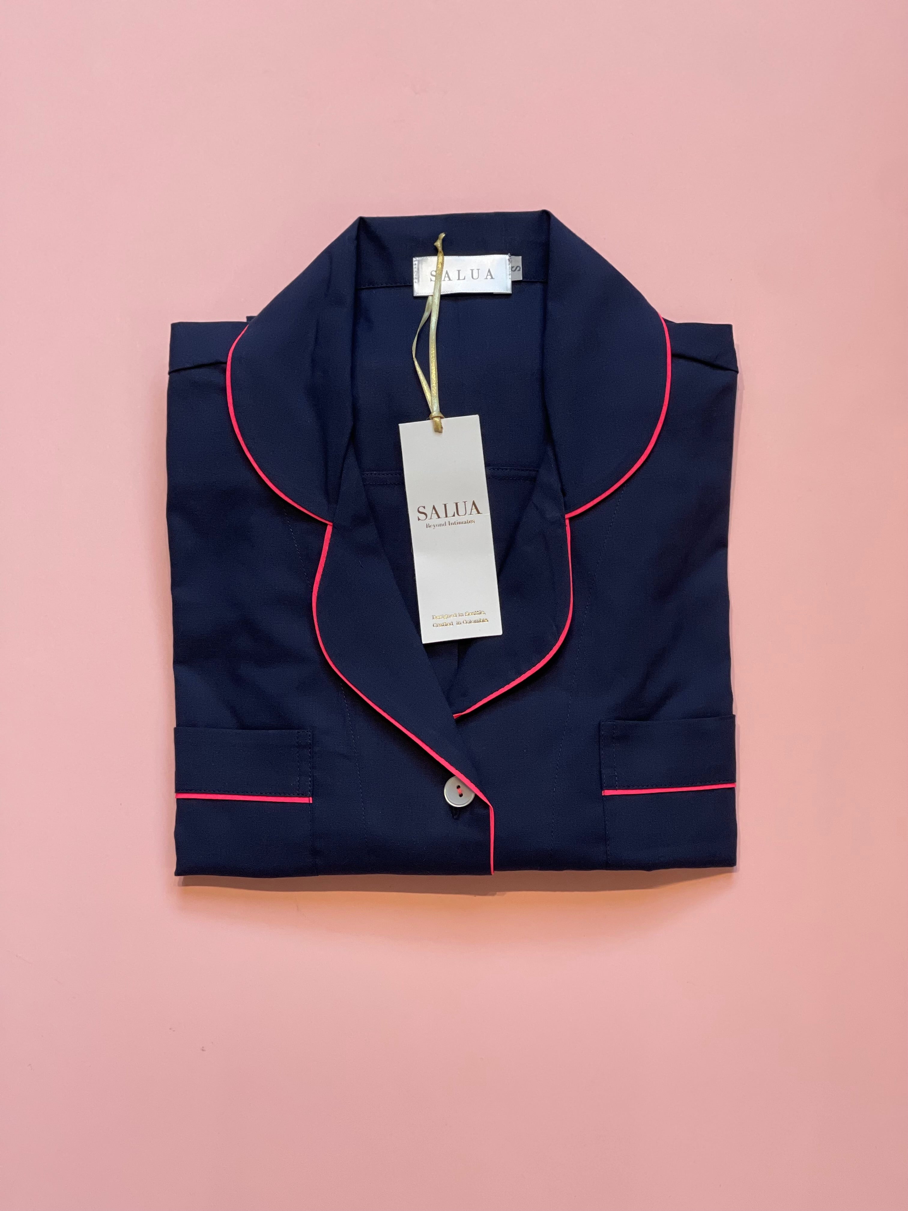 Classic Woven Cotton Pajama Set