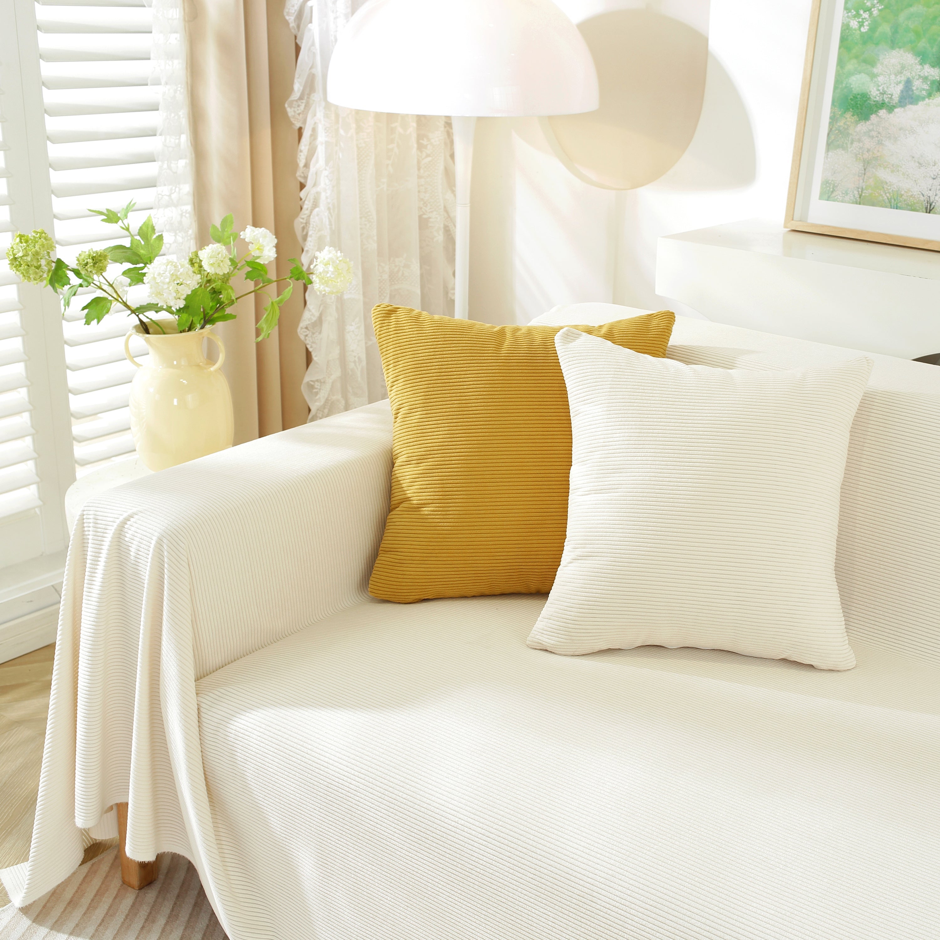 Soft Plush Warm Couch Cover Blanket For Sofa, Waterproof And Machine Washable Couch Throw Cover