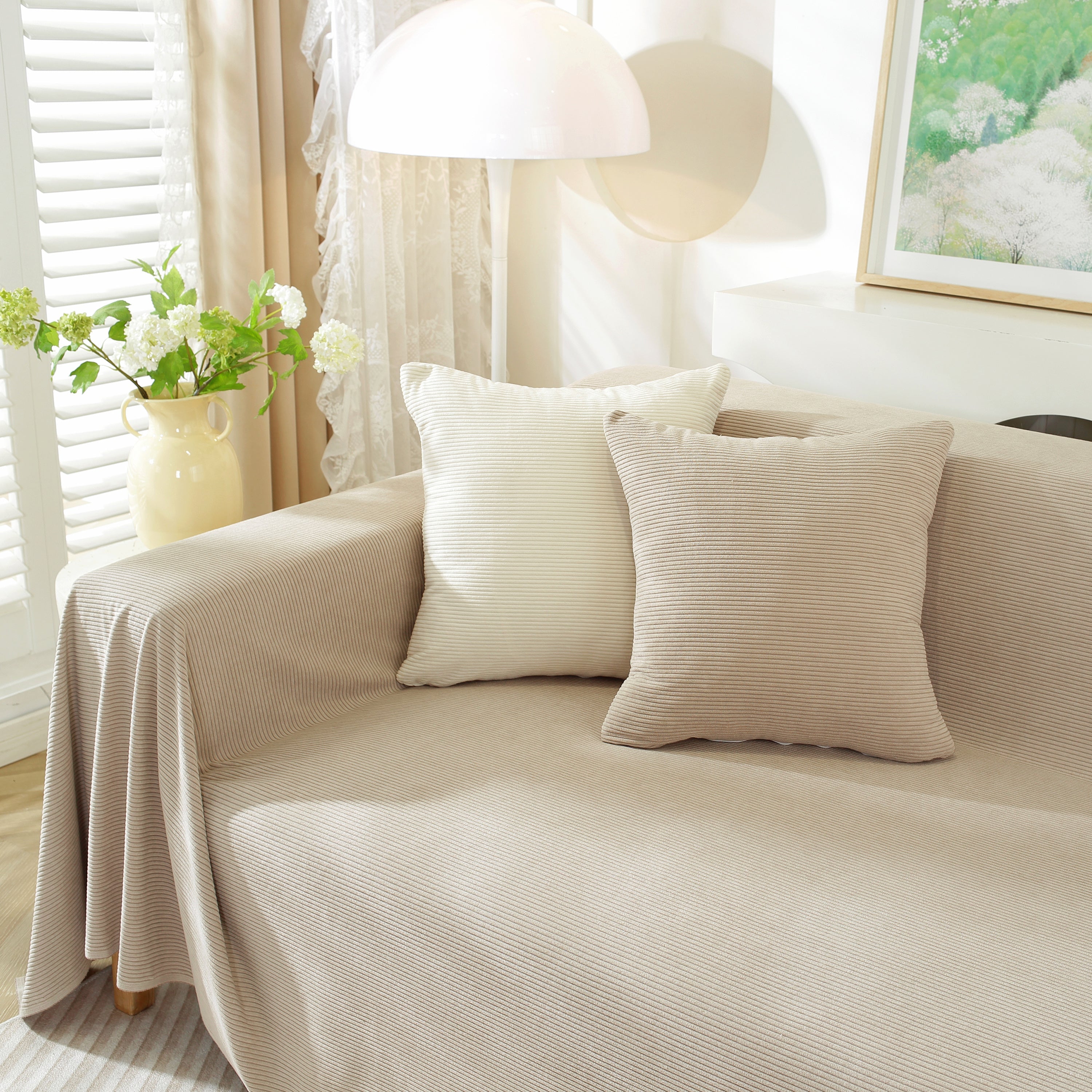 Soft Plush Warm Couch Cover Blanket For Sofa, Waterproof And Machine Washable Couch Throw Cover