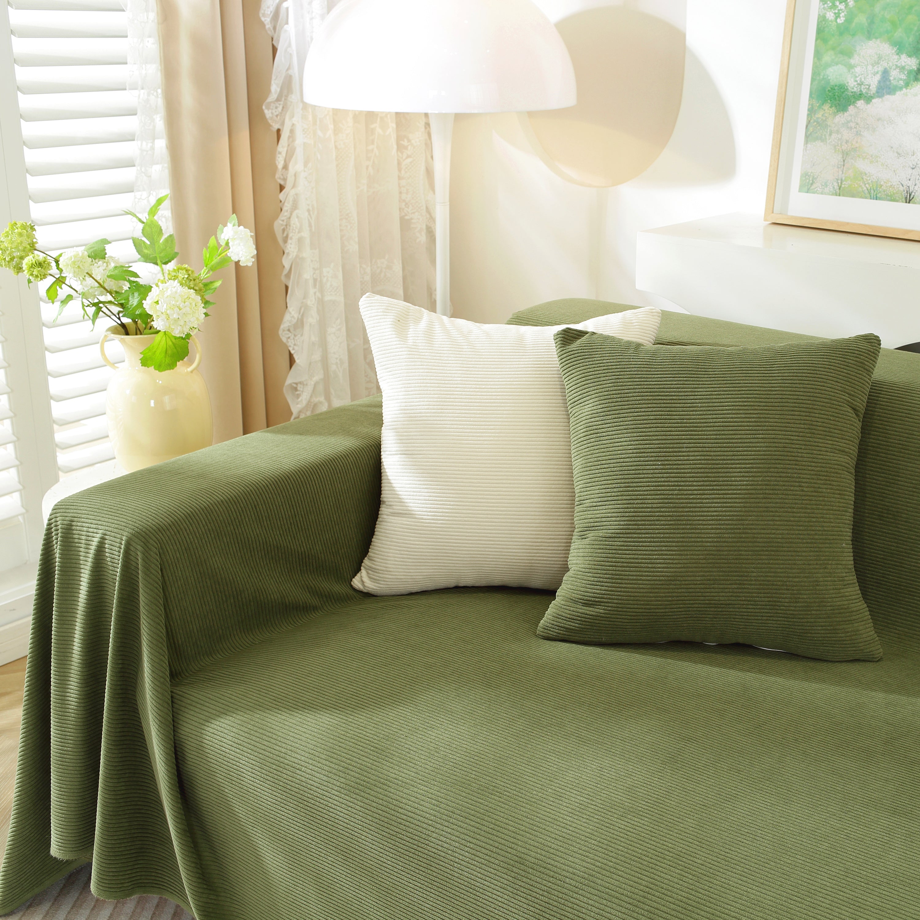 Soft Plush Warm Couch Cover Blanket For Sofa, Waterproof And Machine Washable Couch Throw Cover