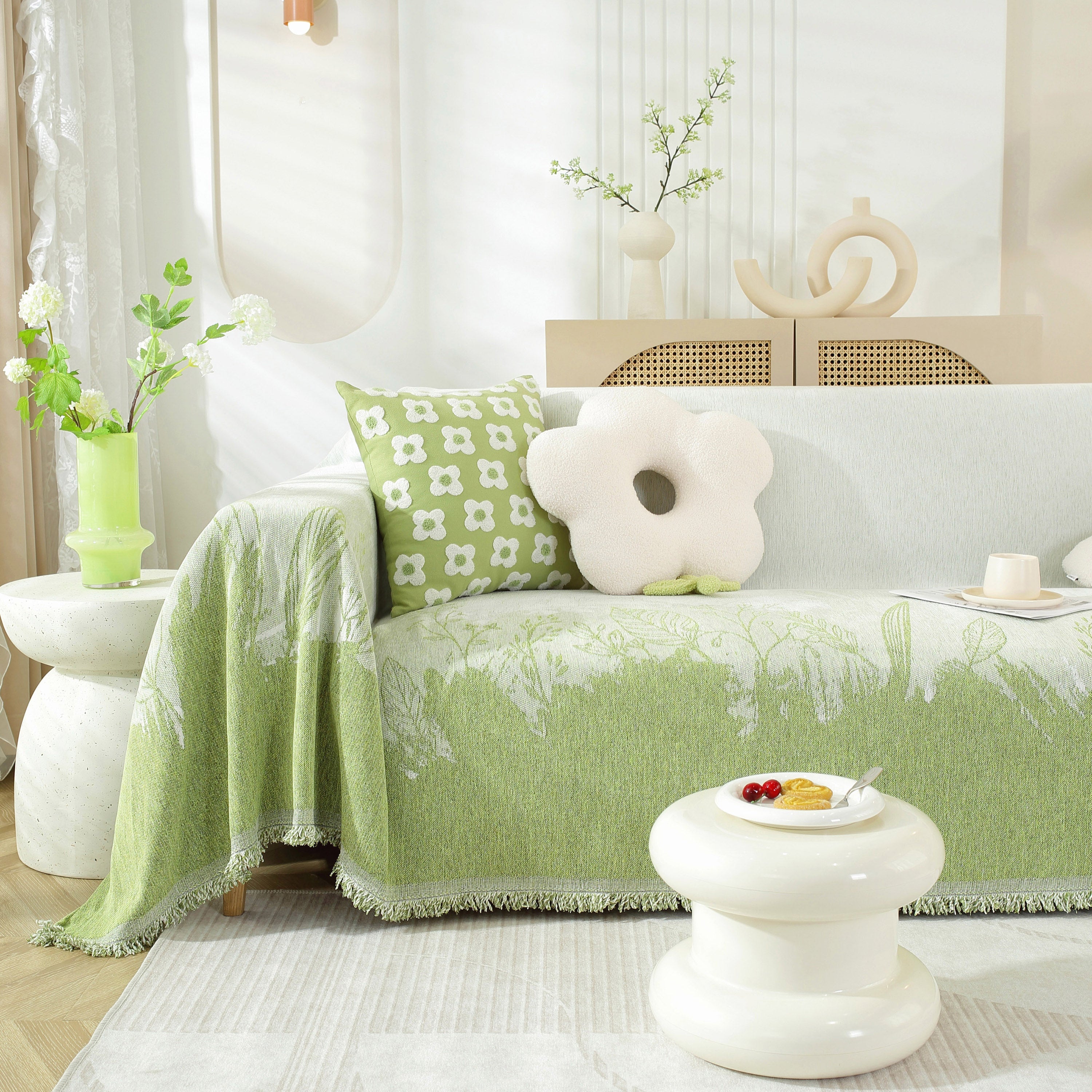 Sofa Cover Blanket For 1/2/3/4 Seat Couch Furniture Pet Protector Stylish Throws For Sectional Couch