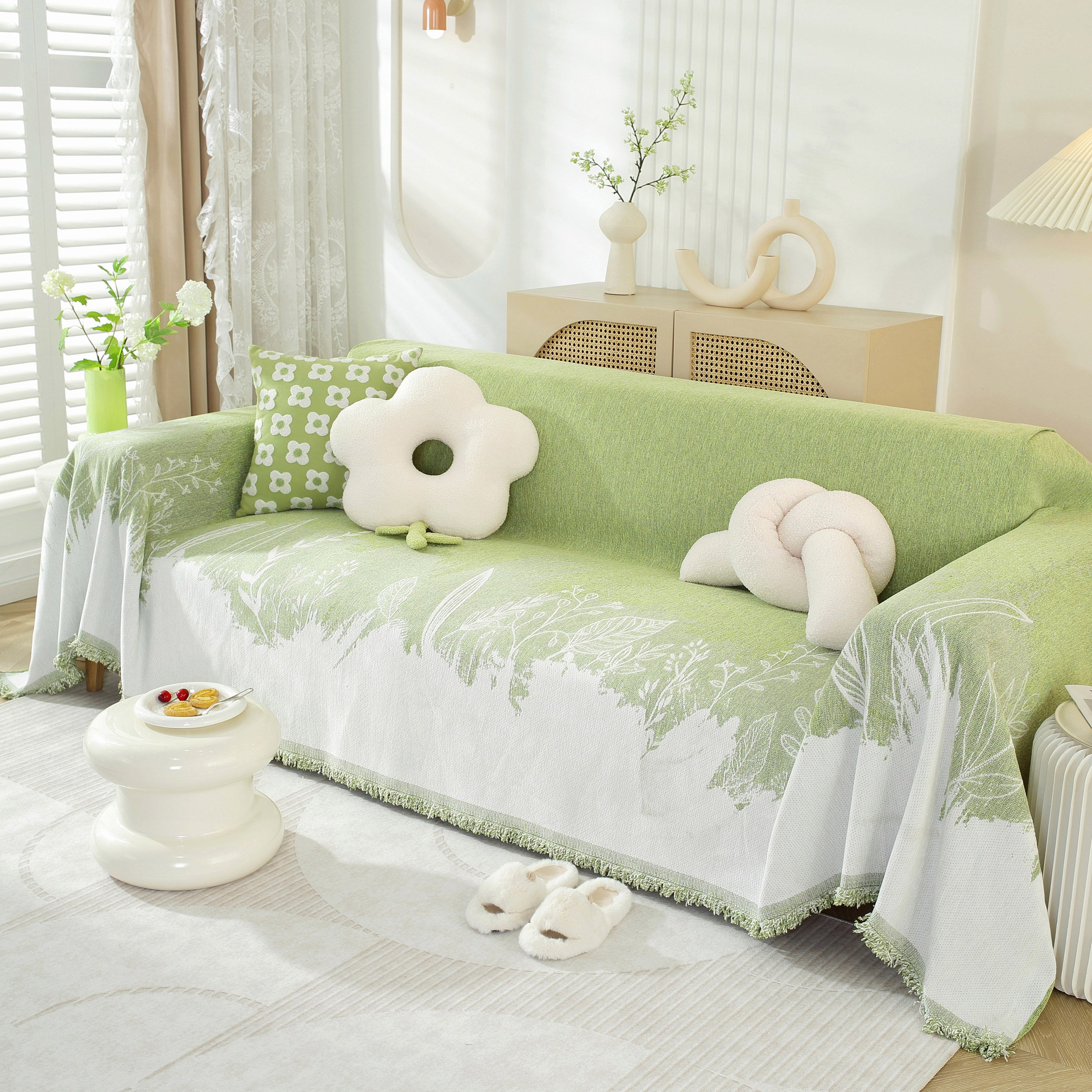 Sofa Cover Blanket For 1/2/3/4 Seat Couch Furniture Pet Protector Stylish Throws For Sectional Couch