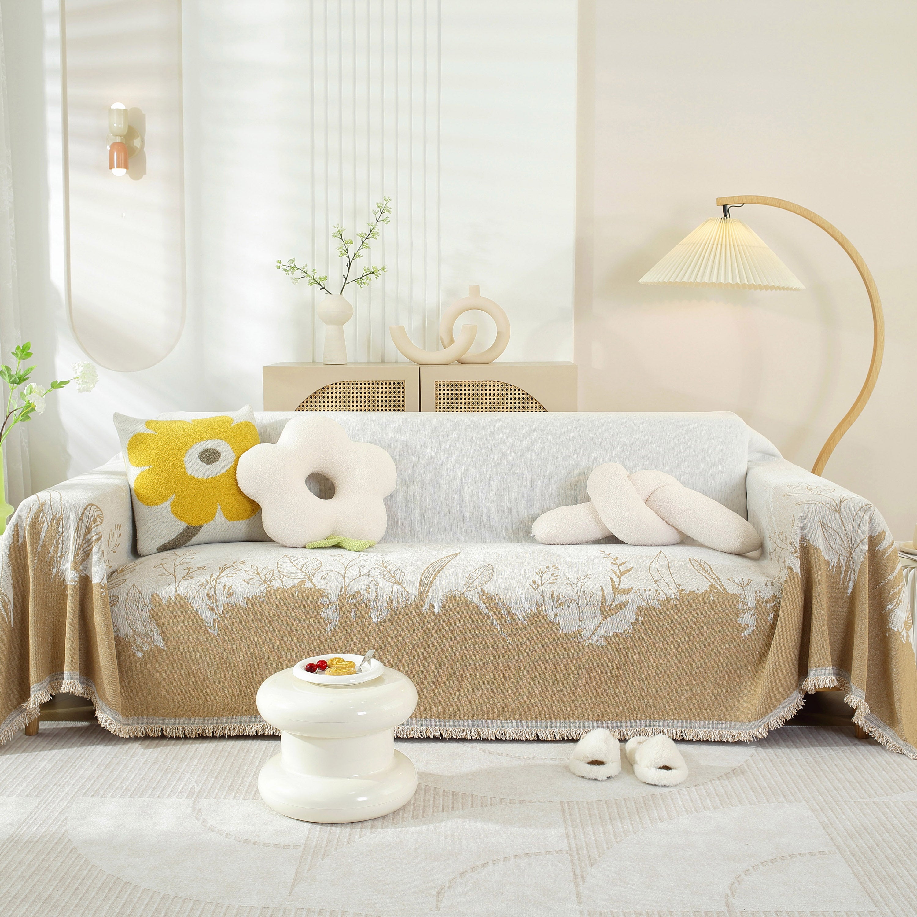 Sofa Cover Blanket For 1/2/3/4 Seat Couch Furniture Pet Protector Stylish Throws For Sectional Couch