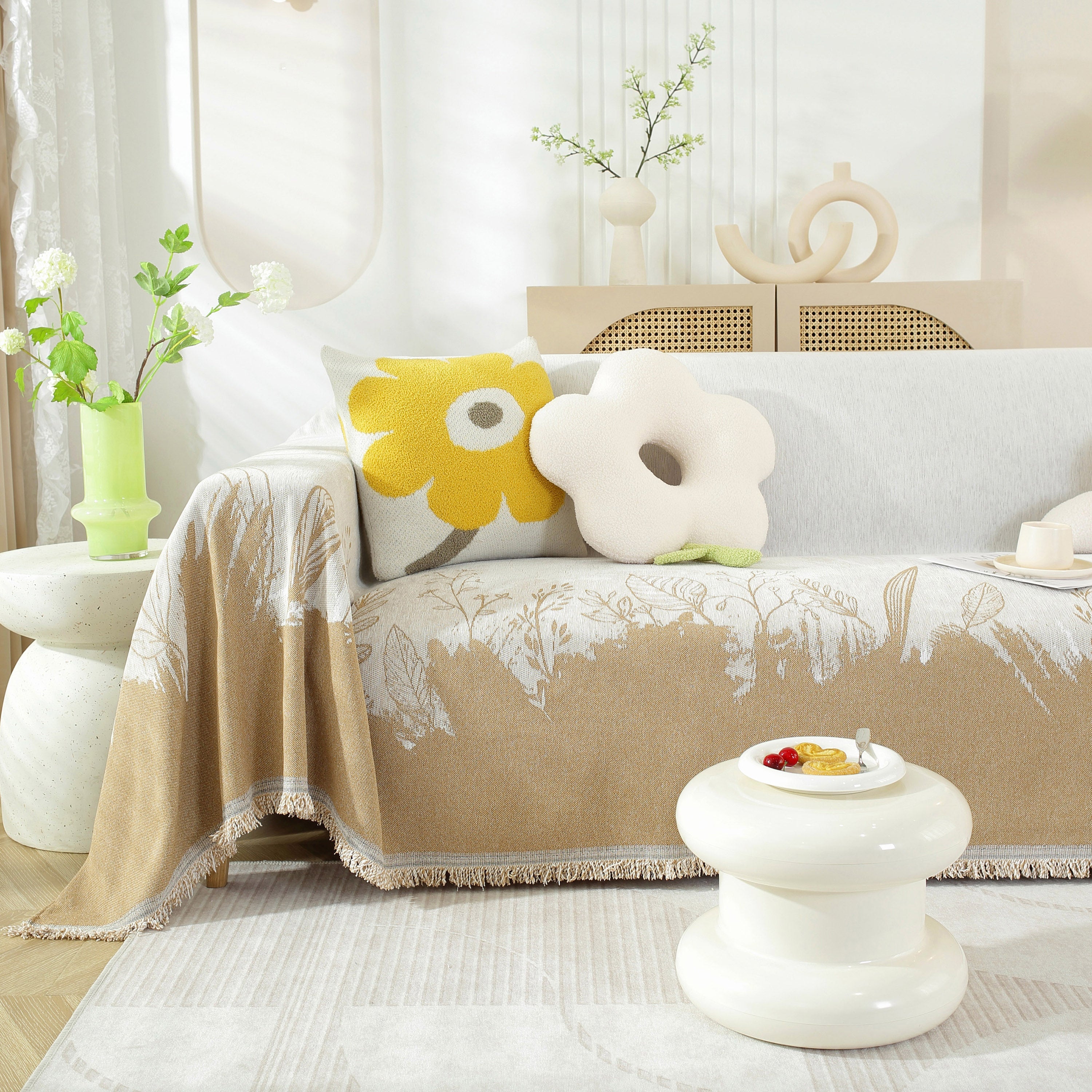 Sofa Cover Blanket For 1/2/3/4 Seat Couch Furniture Pet Protector Stylish Throws For Sectional Couch