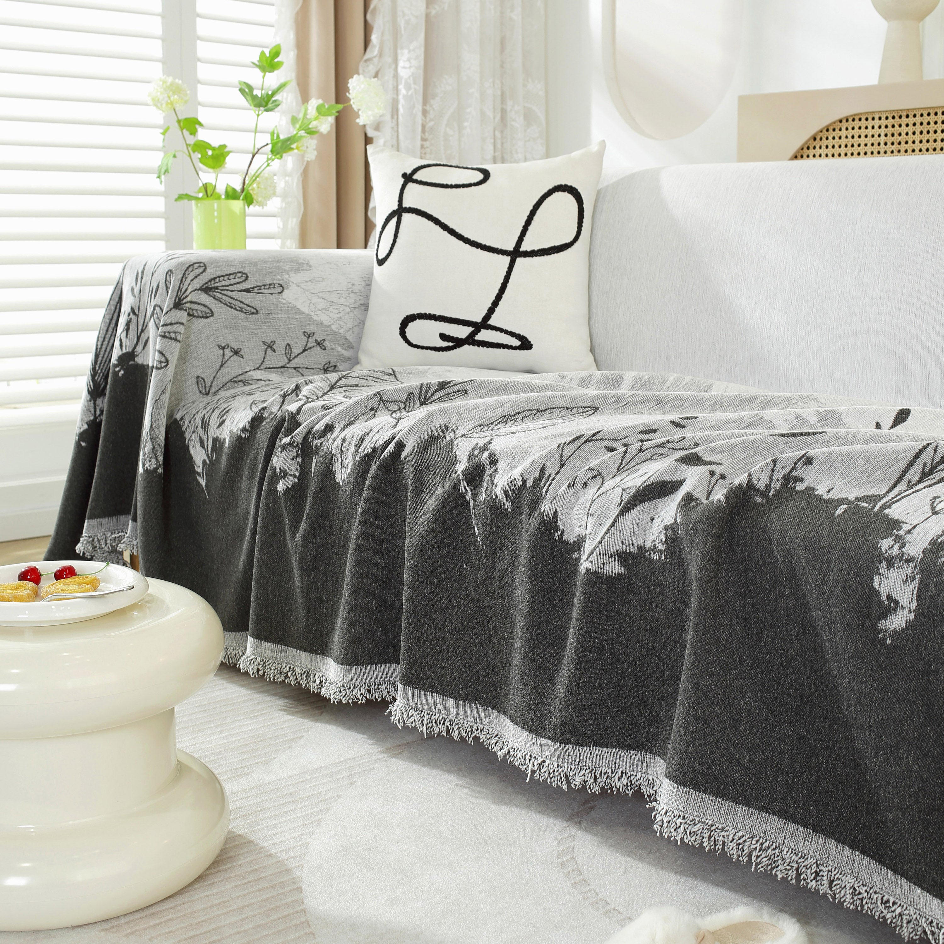Sofa Cover Blanket For 1/2/3/4 Seat Couch Furniture Pet Protector Stylish Throws For Sectional Couch