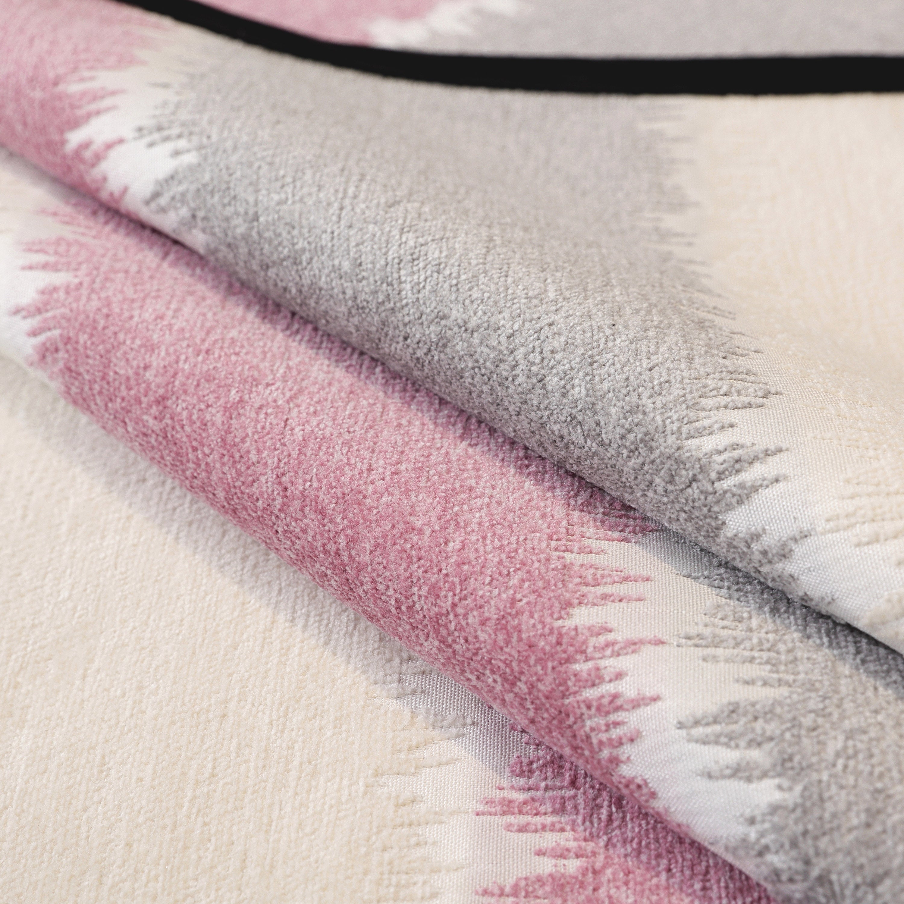 Striped Colorblock Non-slip Sectional Couch Covers, Chenille Sofa Protector Cover
