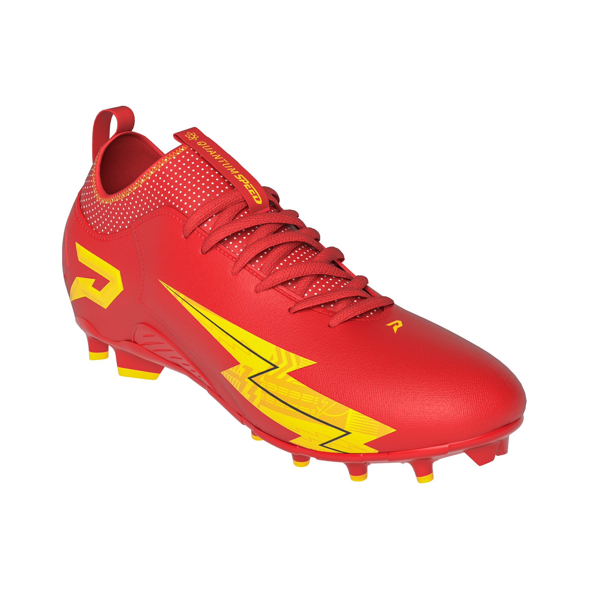 Quantum Speed The Flash Football/lacrosse/rugby Cleats