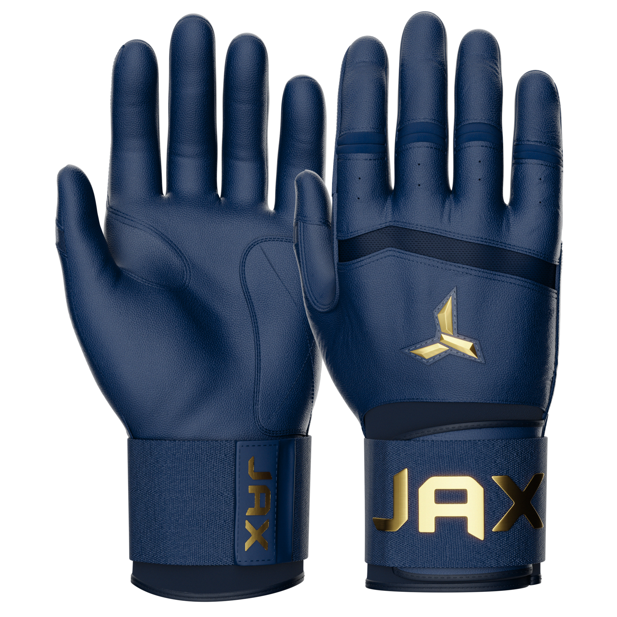 Shadow Navy Strap Cuff Batting Gloves