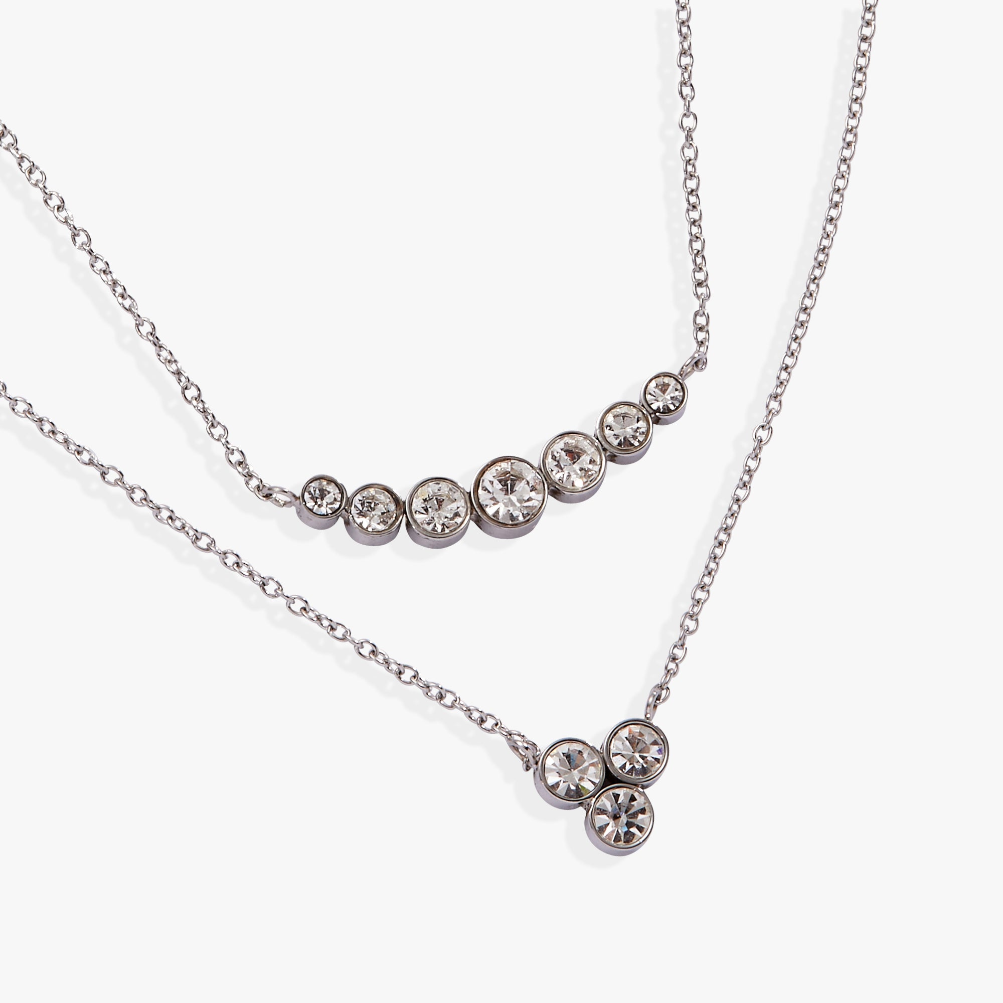 Double-layer Crystal Necklace