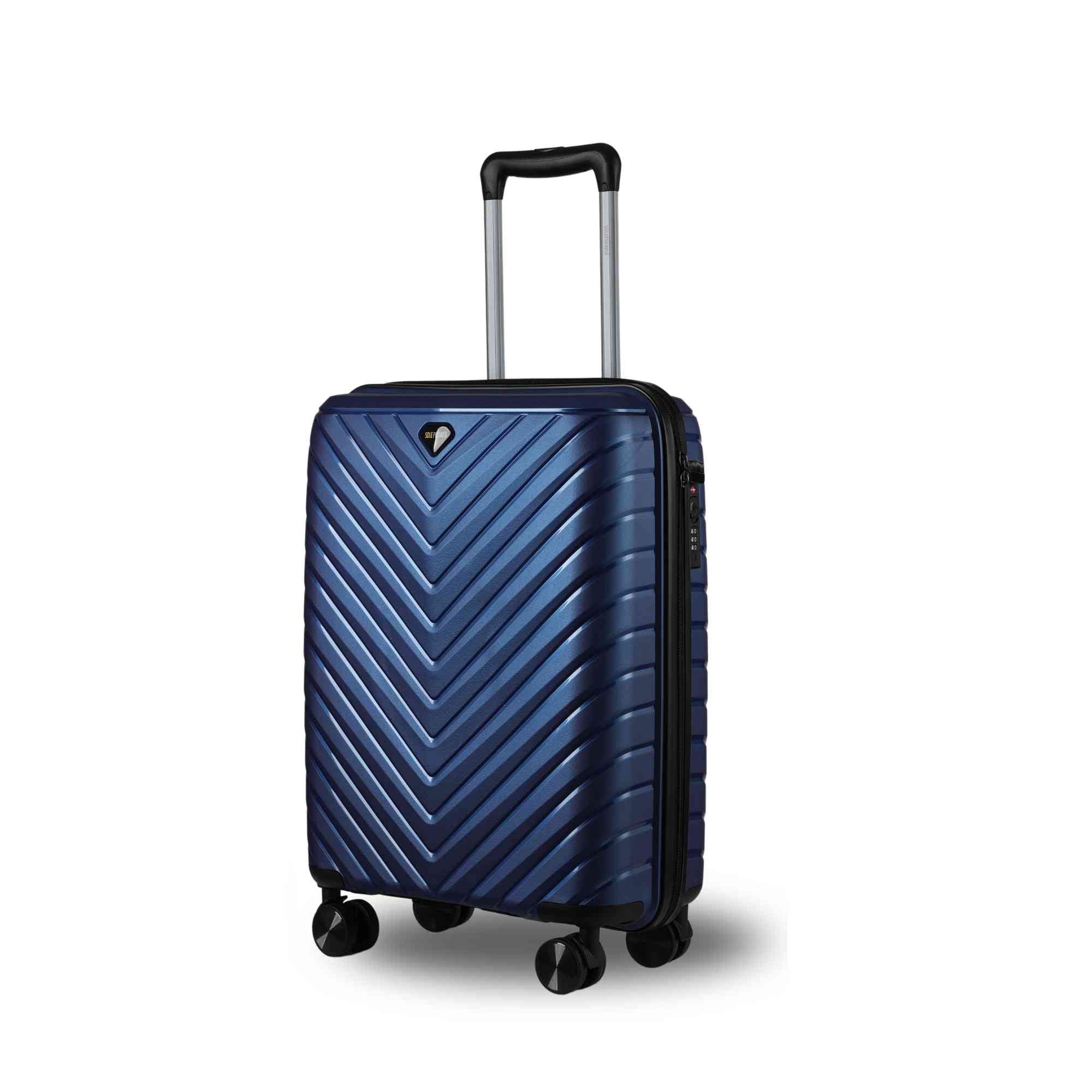 20-inch Blue Carry-on Hardcase Roller Luggage