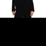LAUREN Ralph Lauren Belted Velvet Blazer Black