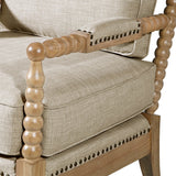 Automata Arm Chair with Open-Back Spindle and Turned Design