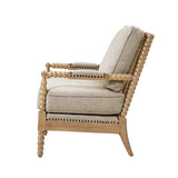 Automata Arm Chair with Open-Back Spindle and Turned Design