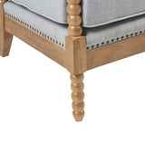 Automata Arm Chair with Open-Back Spindle and Turned Design