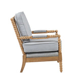 Automata Arm Chair with Open-Back Spindle and Turned Design