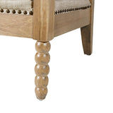 Automata Arm Chair with Open-Back Spindle and Turned Design