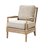 Automata Arm Chair with Open-Back Spindle and Turned Design