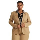 LAUREN Ralph Lauren Cotton Twill Blazer Beige Size 0