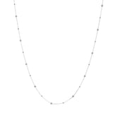 Stefano Oro 14K Gold "Spritz" & Bead Station Choice of Length Necklace