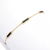 Sabrina Designs 14K Gold Choice of Gem Station Cable Link Bracelet