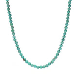Southwest Elements Sterling Silver Kingman Turquoise Bead Necklace