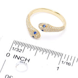 Sabrina Designs 14K Gold Choice of Gemstone & Diamond Snake Ring
