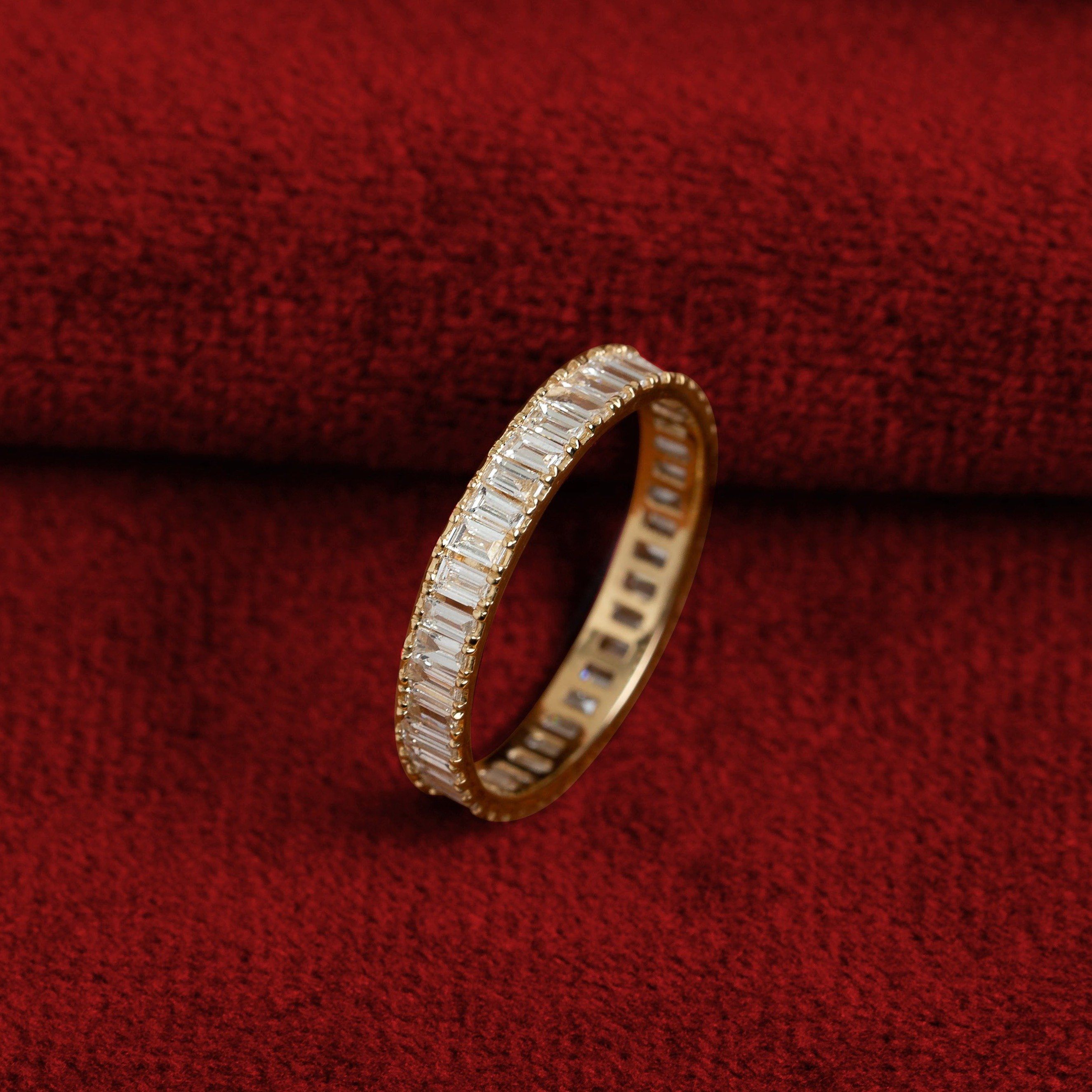 Bold Diamond Baguette Ring