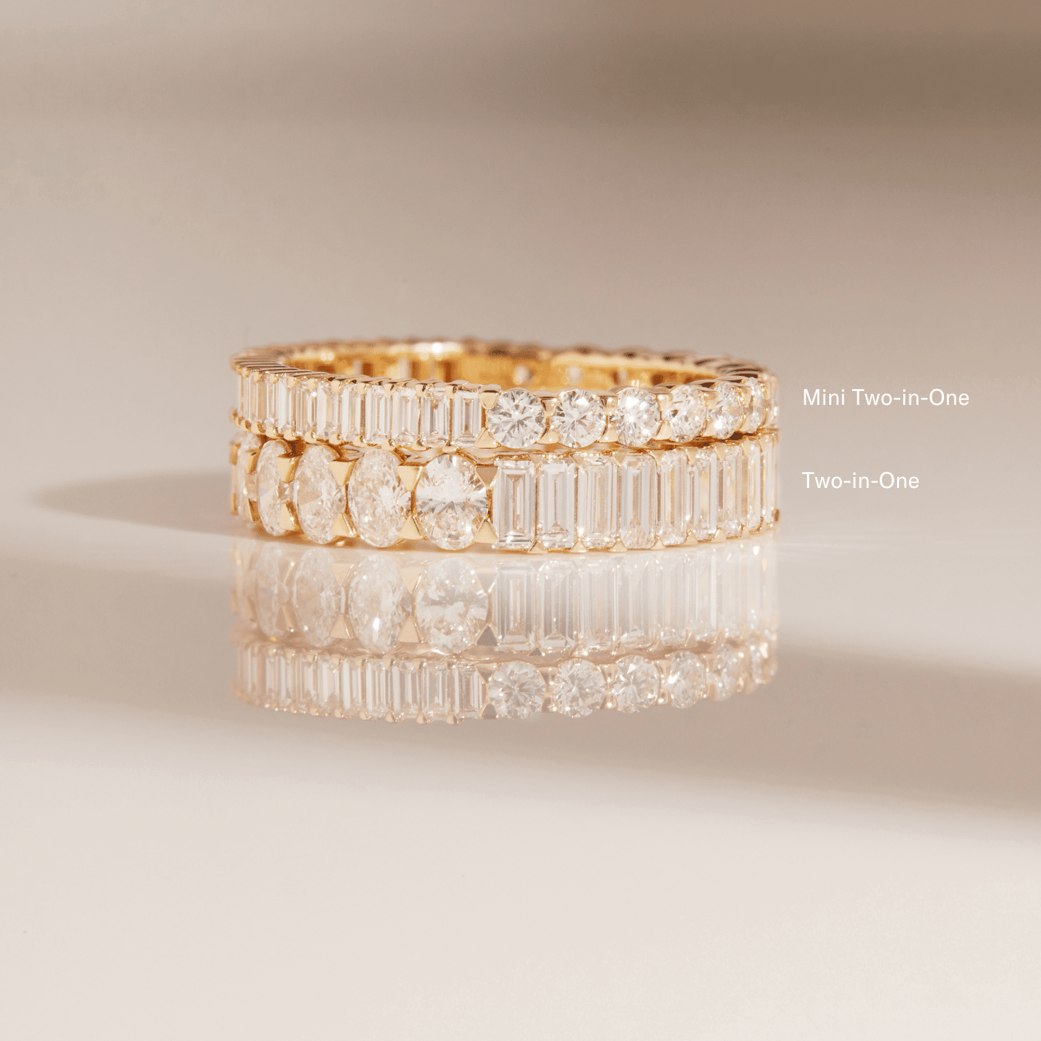 Two-in-One Lab Grown Diamond Eternity Ring