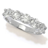 Gems of Distinction 14K Gold Polished 2.00ctw Diamond 5-Stone Ring