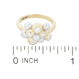 Sonia Bitton Galerie de Bijoux "Diamant Bulles" 14K Gold 0.32ctw Diamond Ring