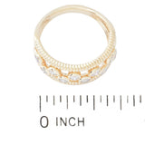 Morris & David 14K Gold 0.50ctw Bezel Set Diamond Band Ring, 4.0 grams