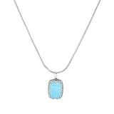Konstantino Choice of Gemstone & Rock Crystal Doublet Pendant w/ Chain