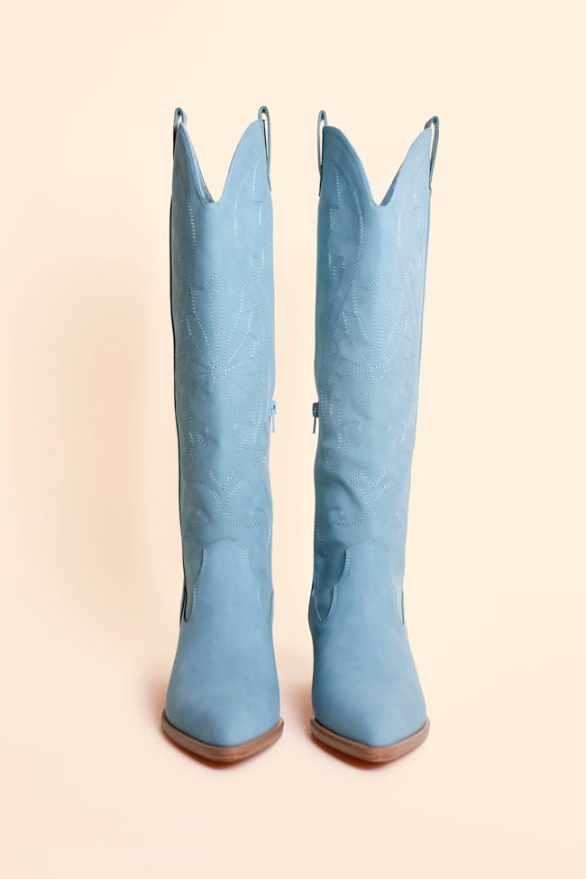 Shania Blue Boots
