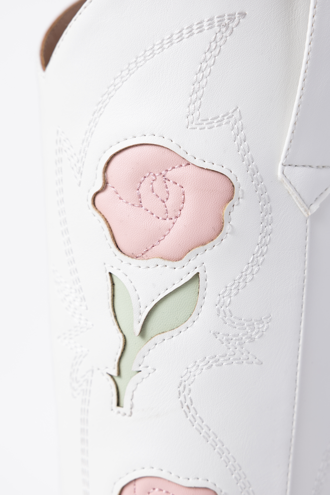 Willa Rose White Cowboy Boots Final Sale