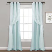 Cottage Polka Dot Sheer Window Curtain