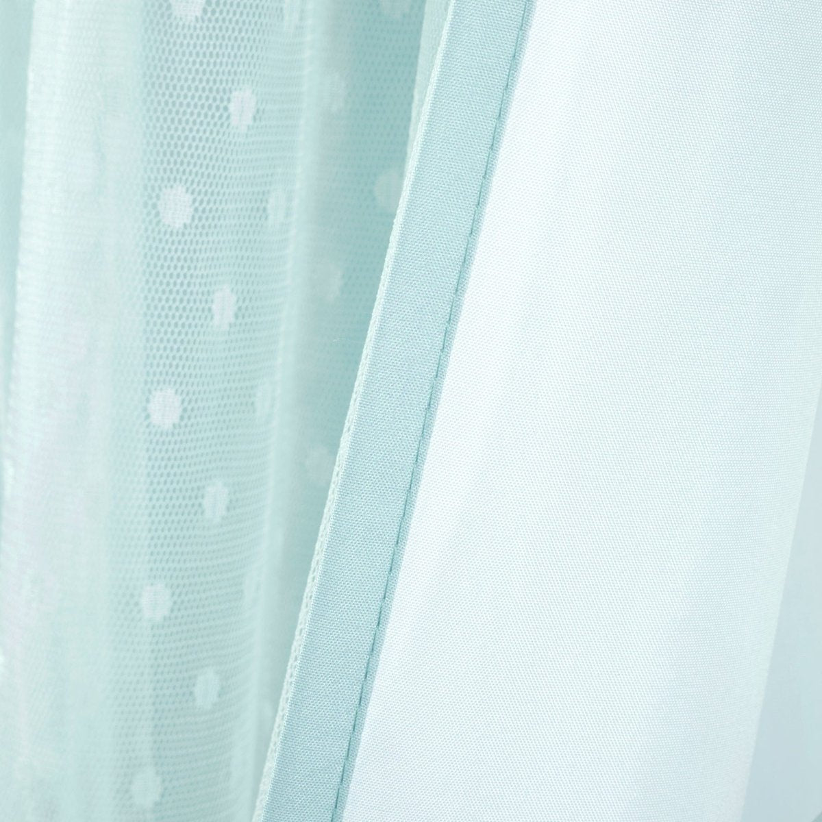 Cottage Polka Dot Sheer Window Curtain