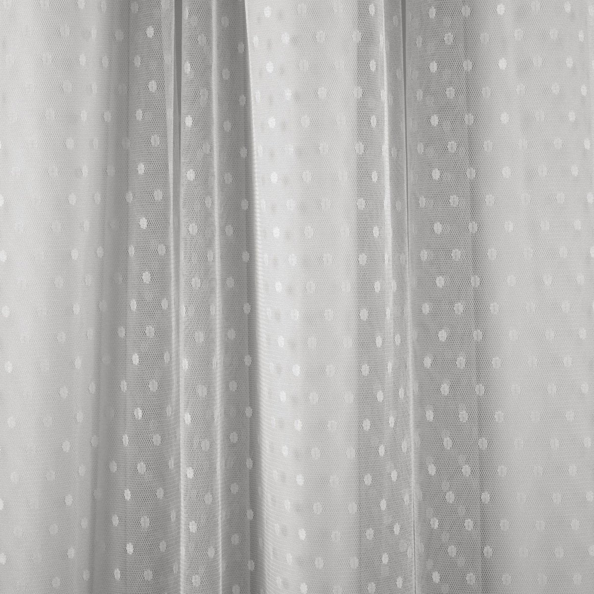 Cottage Polka Dot Sheer Window Curtain