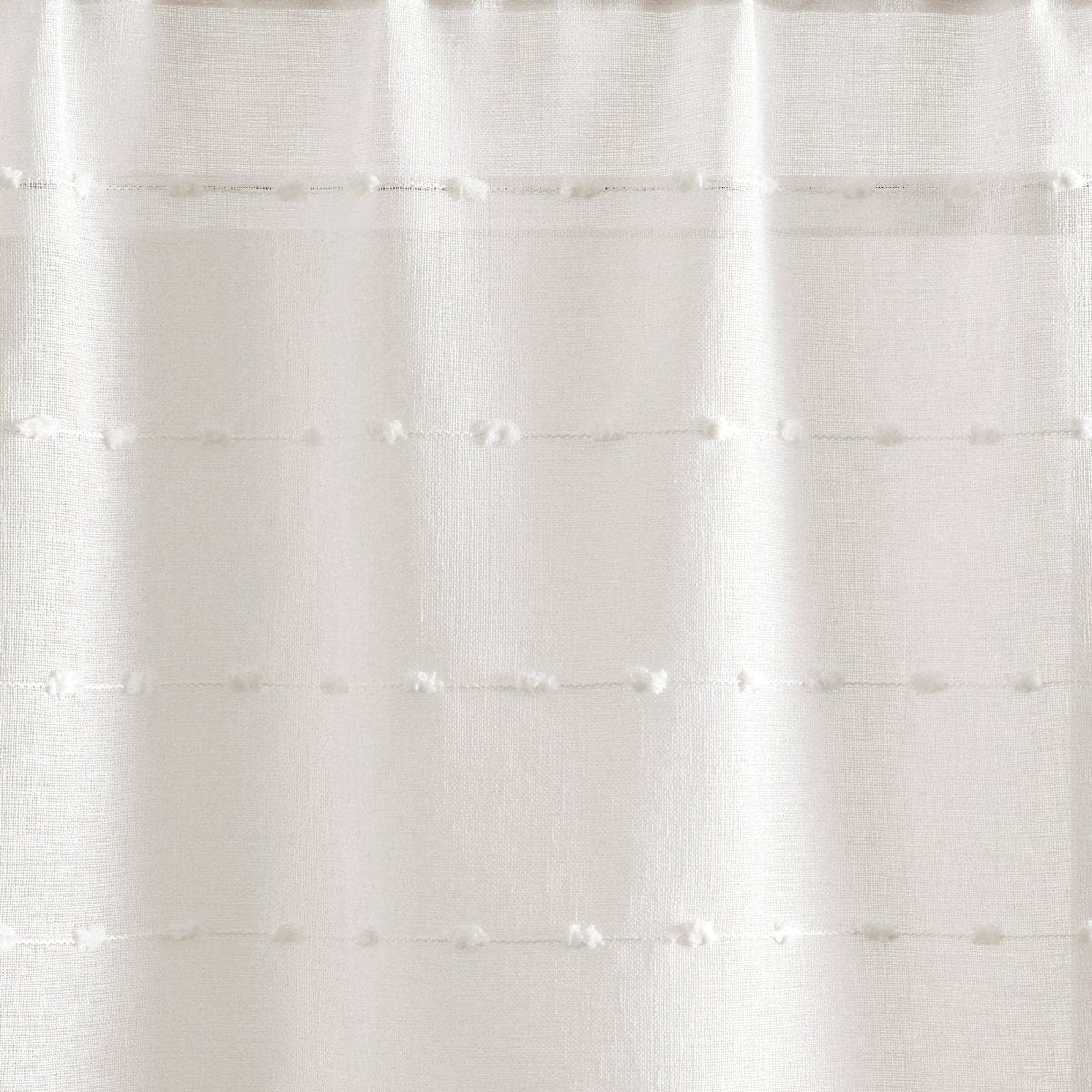 Farmhouse Textured Sheer Valance