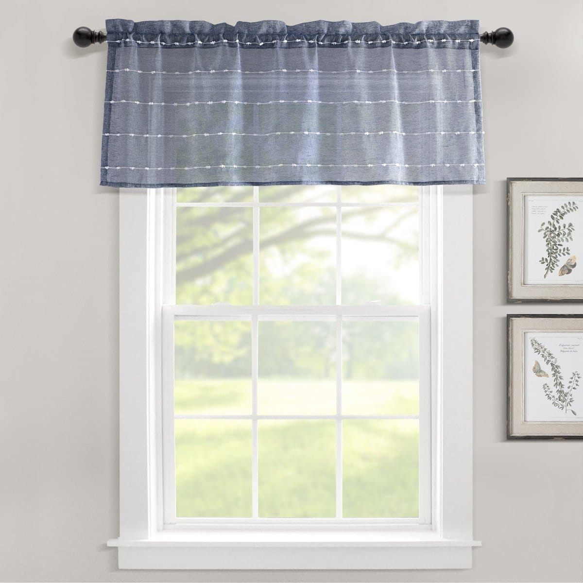 SteinMart.com | Farmhouse Textured Sheer Valance – Stein Mart