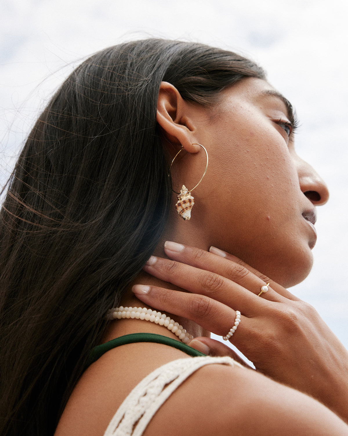 Sea Seeker Hoop Earrings